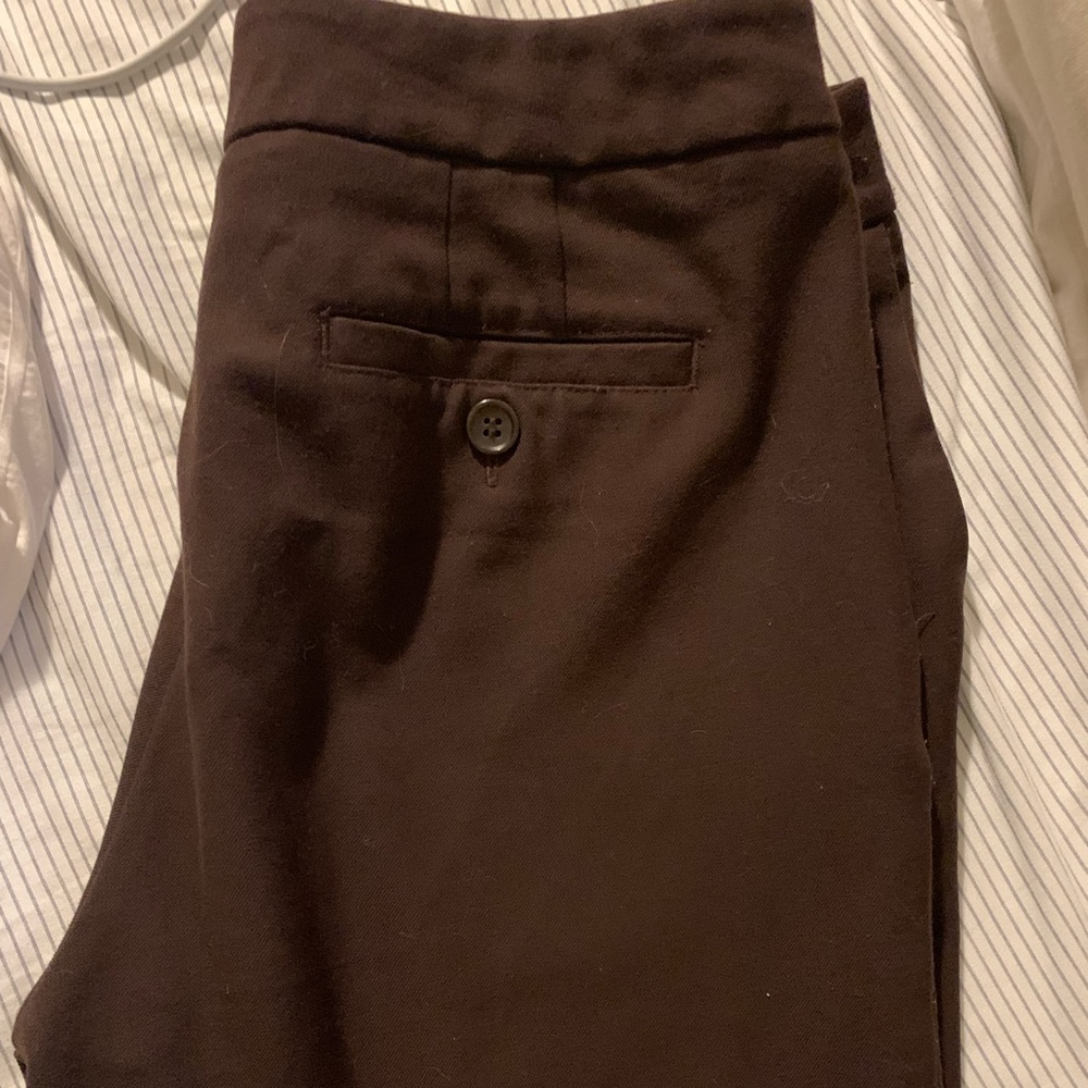 Low rise trousers brown size 4